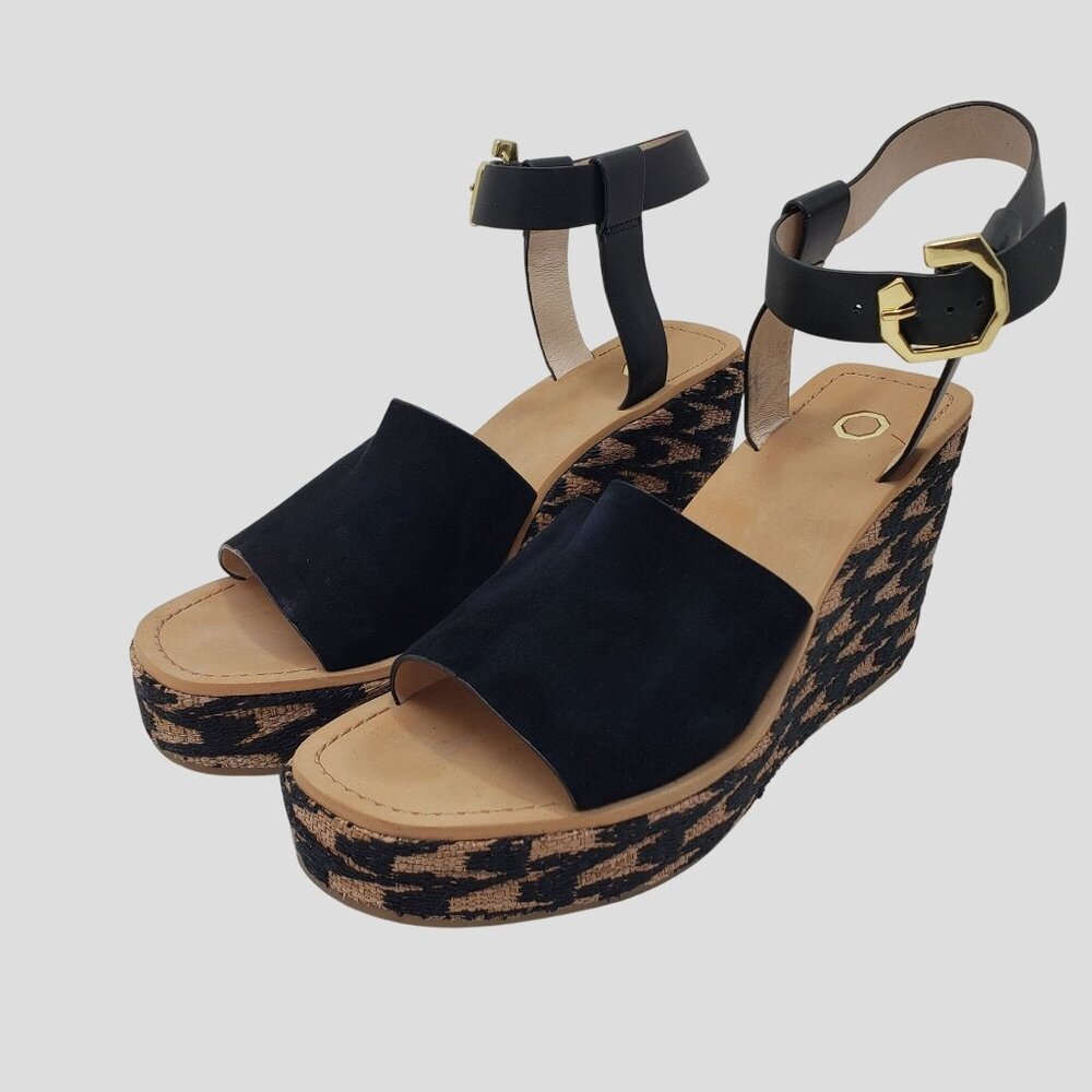 Louise et Cie Lo-Paley Leather Suede Black Womens 10M